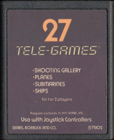 Target Fun (Tele-Games 49-75102) - Atari 2600