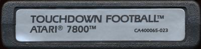 Touchdown Football - Atari 7800