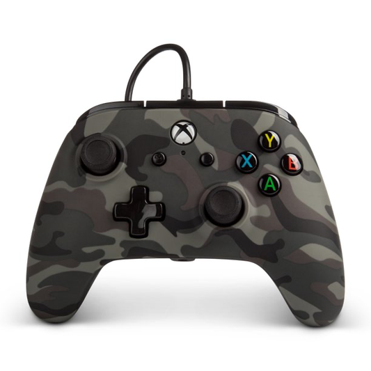 Power A Enhanced Wired Controller Thunder Cloud Camo - Xbox One