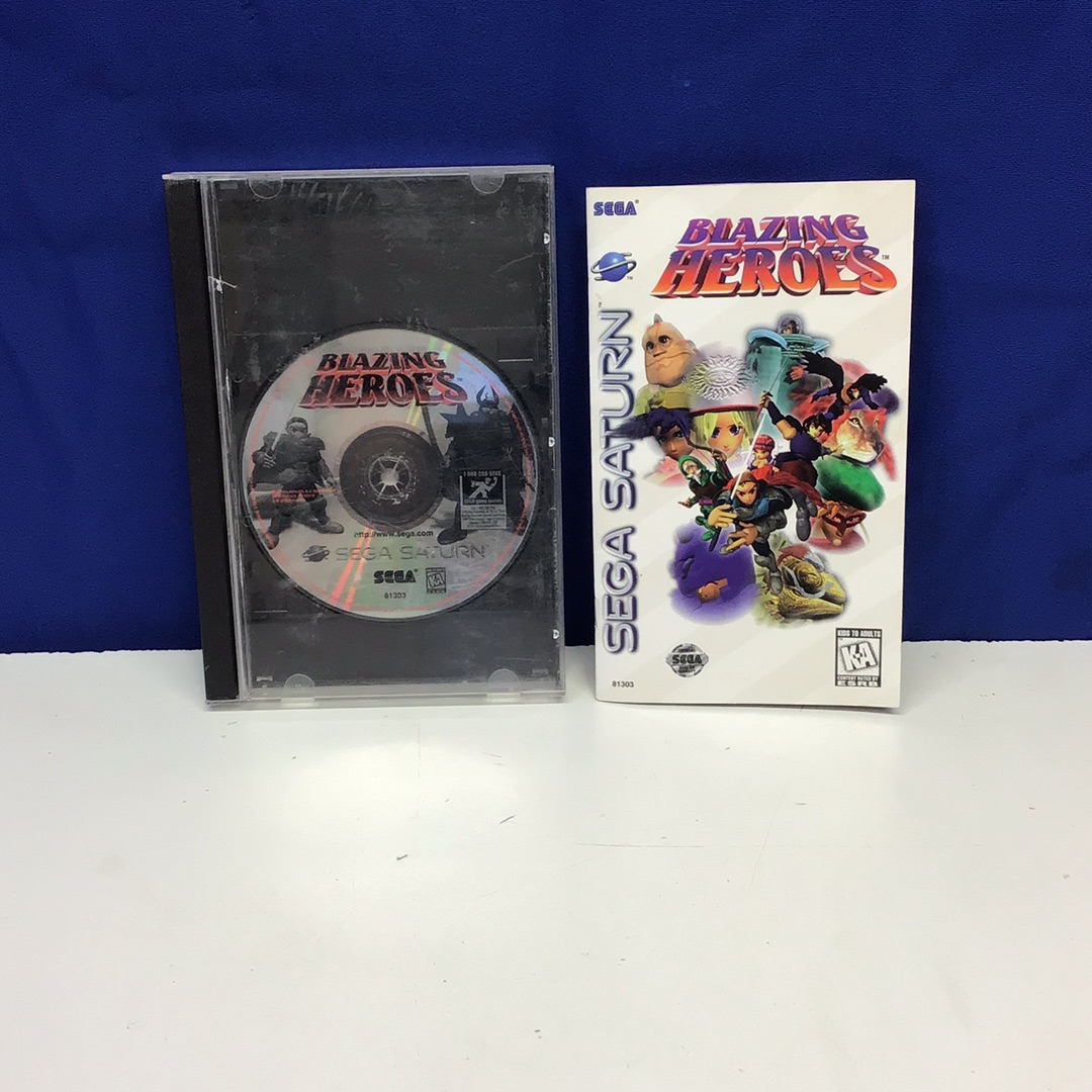 Blazing Heroes - Sega Saturn - 163,617