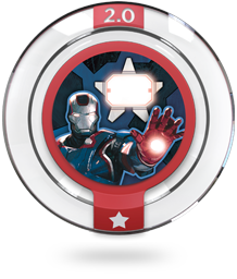 Round Power Disc | Marvel Team-Up: Iron Patriot - Disney Infinity 2.0