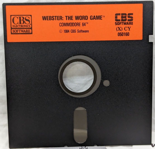Webster the Word Game - Commodore 64
