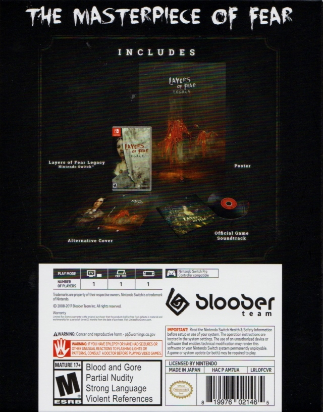 Layers of Fear: Legacy - Switch