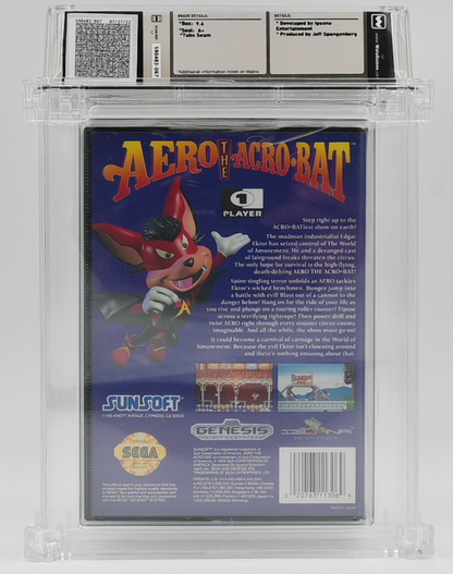 Aero the Acro-Bat SEGA GENESIS 9.6 A+ - NEBRASKA COLLECTION