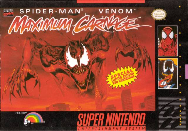 Spider-Man Venom: Maximum Carnage (Gray Cartridge) - SNES