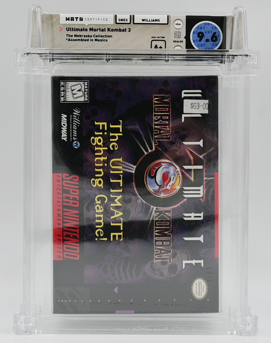 Ultimate Mortal Kombat 3 SNES 9.6 A+ - NEBRASKA COLLECTION