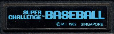 Super Challenge Baseball (Black Label) - Atari 2600