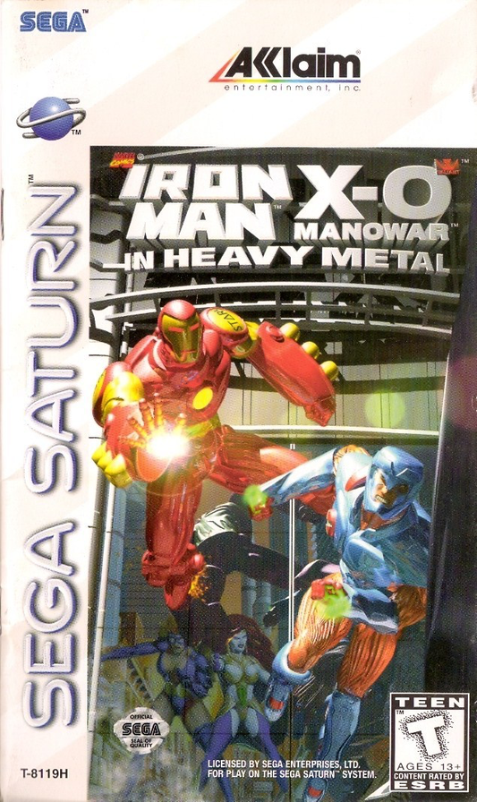 Iron Man X-O Manowar in Heavy Metal - Sega Saturn