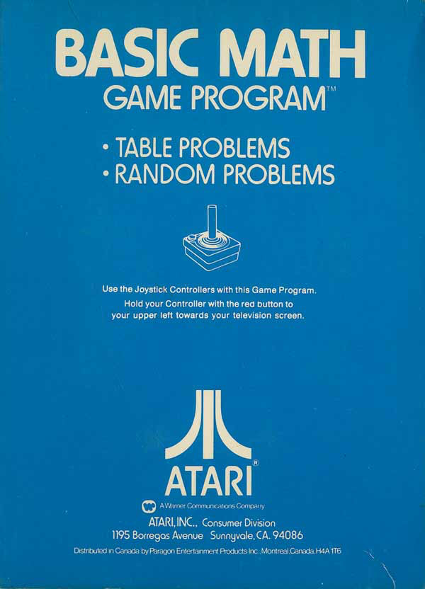Basic Math - Atari 2600