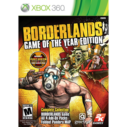 Borderlands - Game of the Year Edition - Xbox 360
