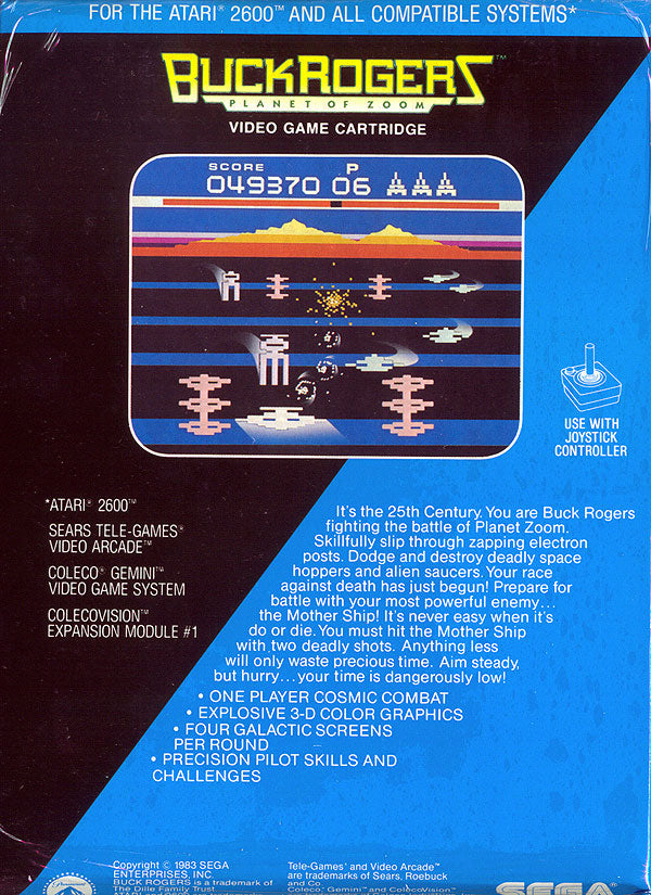 Buck Rogers: Planet of Zoom - Atari 2600