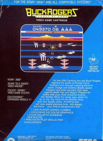 Buck Rogers: Planet of Zoom - Atari 2600