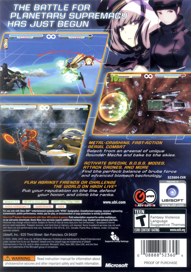 WarTech: Senko no Ronde - Xbox 360