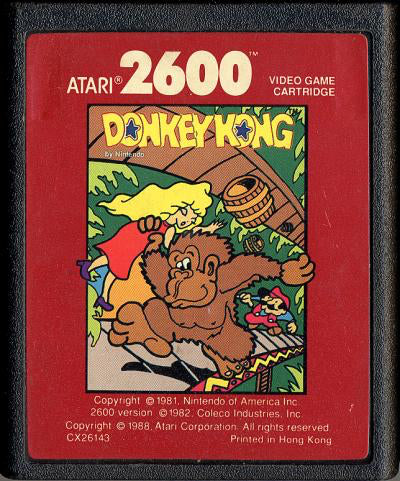 Donkey Kong (Red Label) - Atari 2600