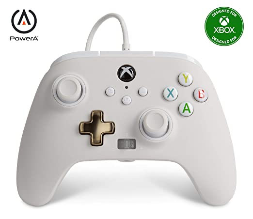 Power A Enhanced Wired Controller White - Xbox Series X