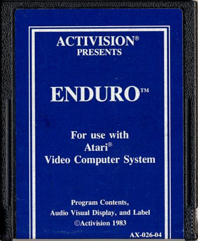 Enduro (Blue Label) - Atari 2600
