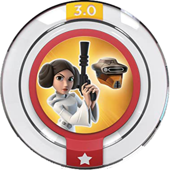 Round Power Disc | Princess Leia's Boushh Disguise - Disney Infinity 3.0