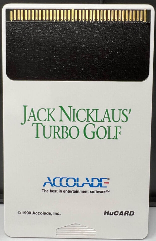 Jack Nicklaus Turbo Golf - NEC Turbo Grafx 16