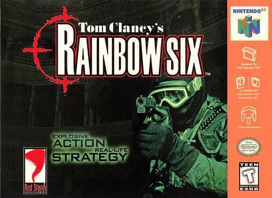 Tom Clancy's Rainbow Six (Black Cartridge) - N64