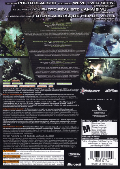 Call of Duty 4: Modern Warfare - Platinum Hits - Xbox 360
