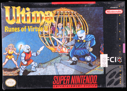Ultima: Runes of Virtue II SNES 9.6 A - NEBRASKA COLLECTION