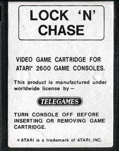 Lock 'N Chase (Silver Tele-Games) - Atari 2600