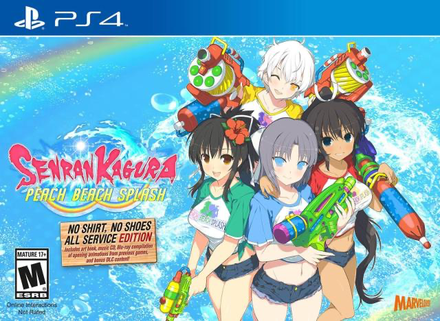 Senran Kagura: Peach Beach Splash - No Shirt, No Shoes, All Service Edition - PS4