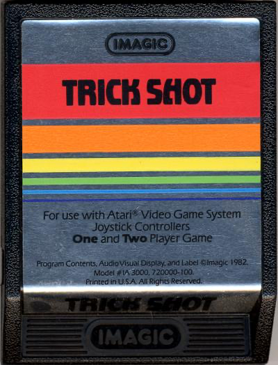 Trick Shot (Text Label) - Atari 2600