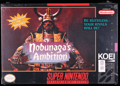 Nobunaga's Ambition SNES 9.4 A+ - NEBRASKA COLLECTION