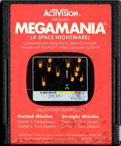 Megamania (Red Label) - Atari 2600