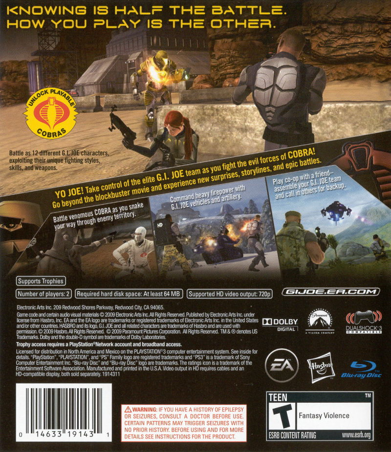 G.I. Joe: The Rise of Cobra - PS3