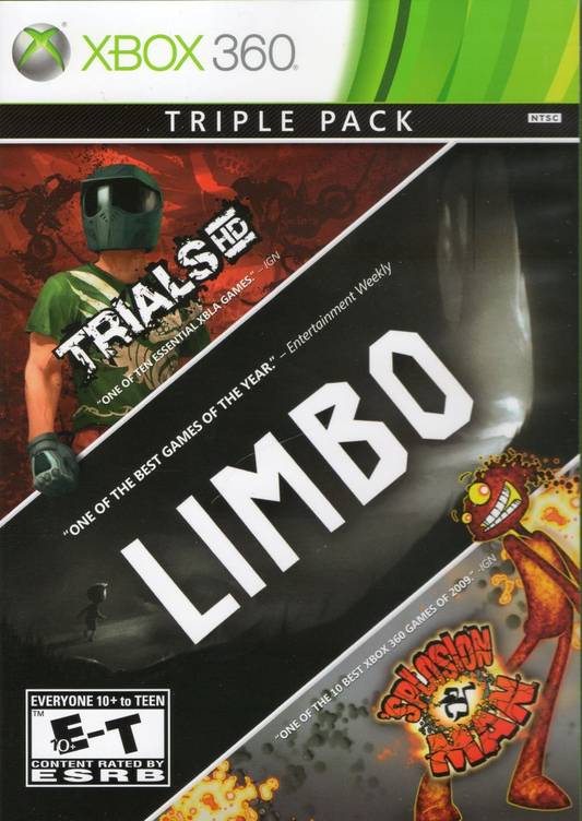 Limbo, Trials HD, and Splosion Man - Xbox 360