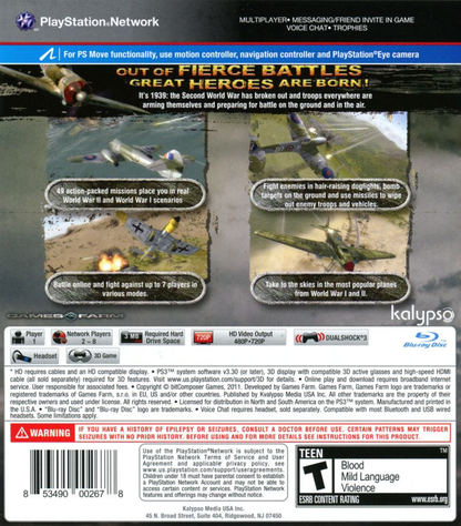 Air Conflicts: Secret Wars - PS3