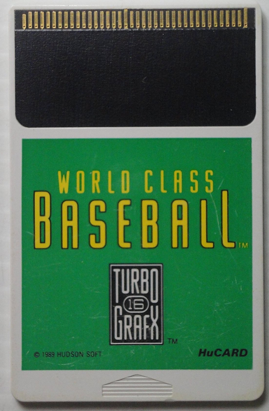 World Class Baseball - NEC Turbo Grafx 16