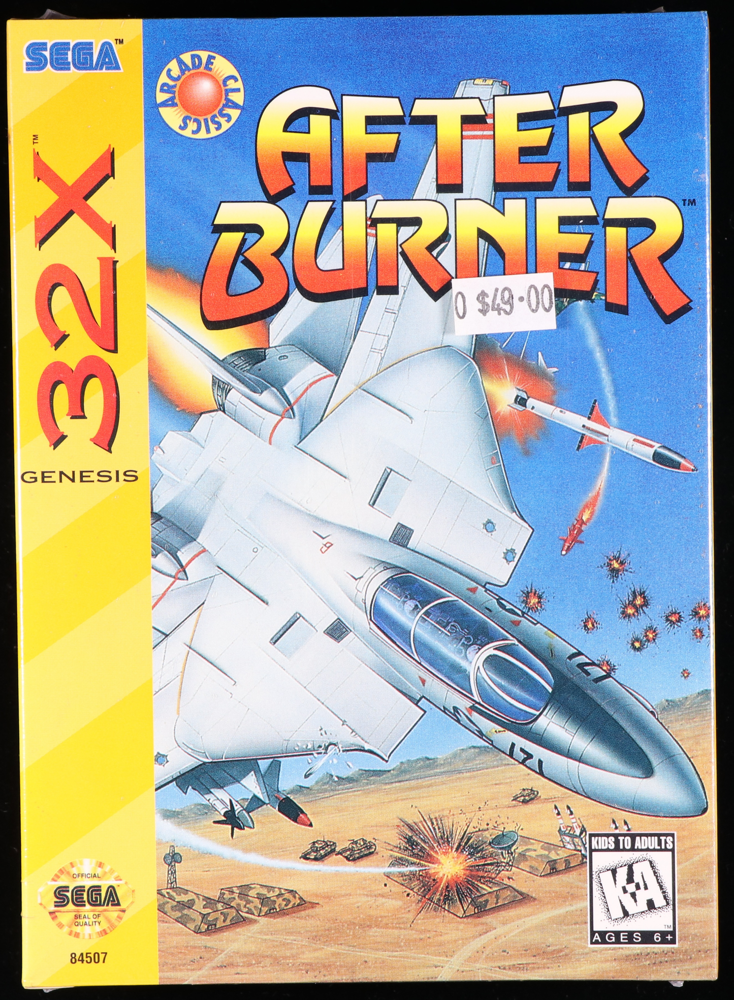 After Burner SEGA 32X 9.4 A+ - NEBRASKA COLLECTION