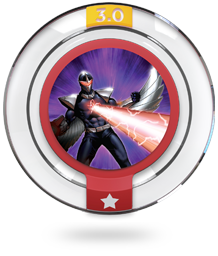 Round Power Disc | Darkhawk's Blast - Disney Infinity 3.0