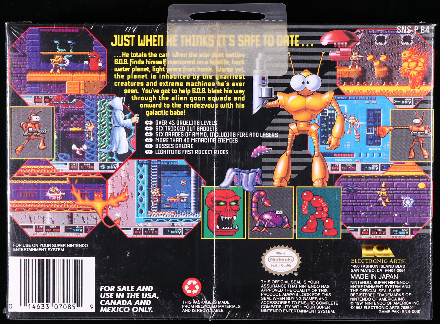 B.O.B. SNES 9.2 A - NEBRASKA COLLECTION