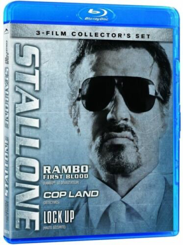 Stallone 3-Film Collectior's Set (Blu-ray): Rambo: First Blood / Cop Land / Lock Up - Blu-ray Action/Adventure VAR R