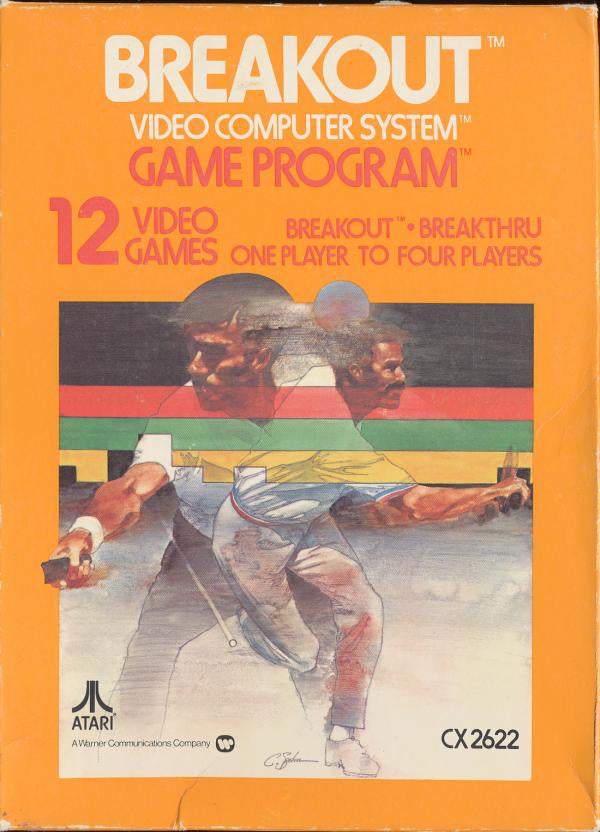 Breakout (Orange Label) - Atari 2600