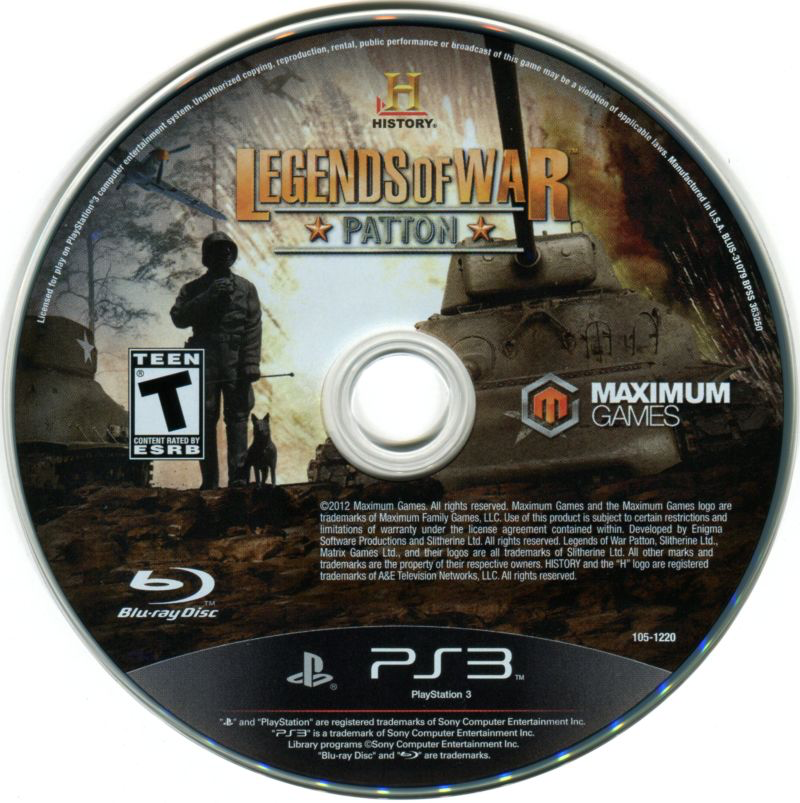 History Channel Legends of War: Patton - PS3