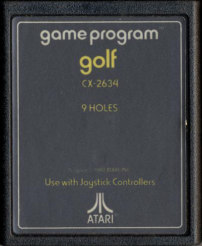 Golf (Text Label) - Atari 2600
