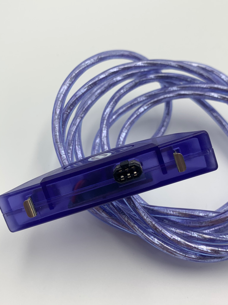 Gameboy Advance Link Cable i Brand Purple - Gamecube