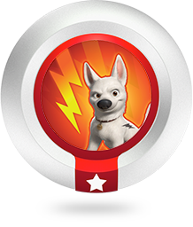 Round Power Disc | Bolt's Super Strength - Disney Infinity 1.0
