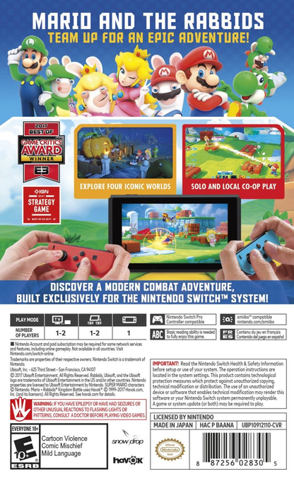 Mario + Rabbids: Kingdom Battle - Switch