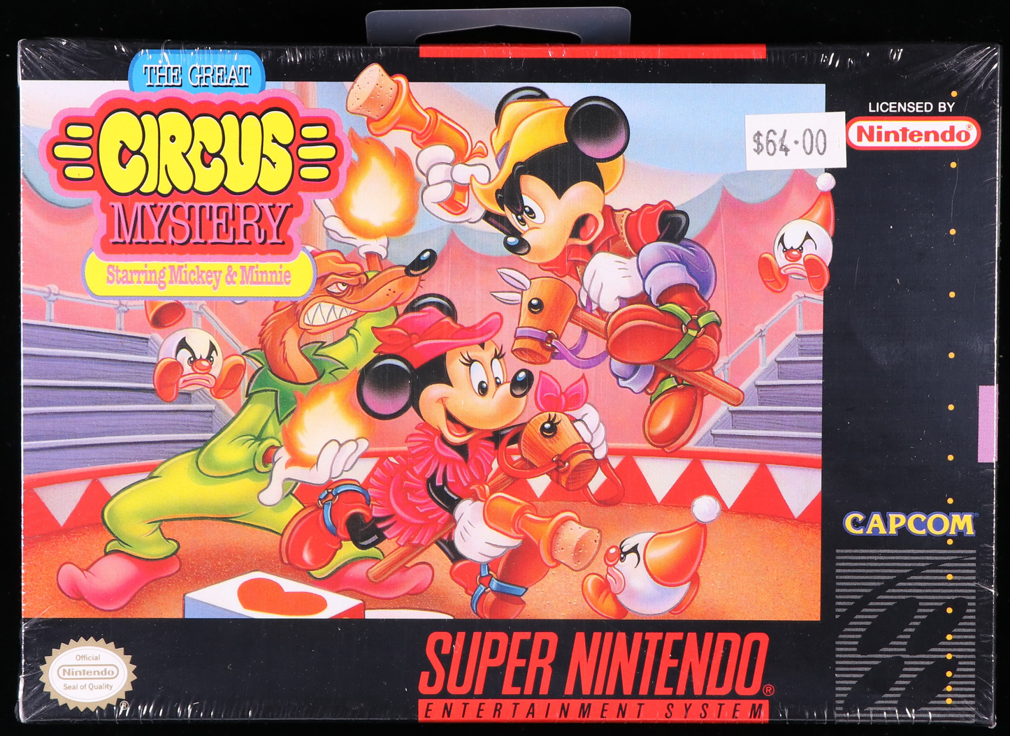 The Great Circus Mystery Starring Mickey & Minnie SNES 9.0 A+ - NEBRASKA COLLECTION