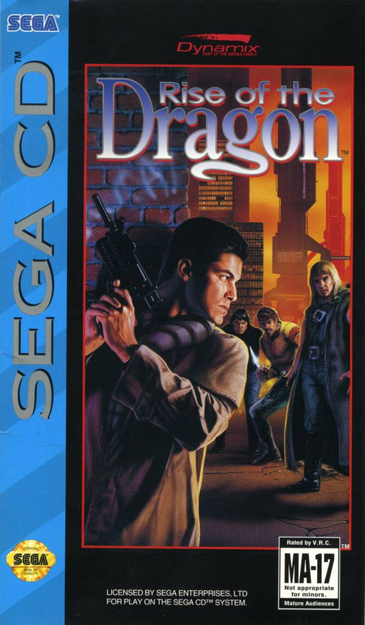 Rise of the Dragon (Jewel Case) - Sega CD