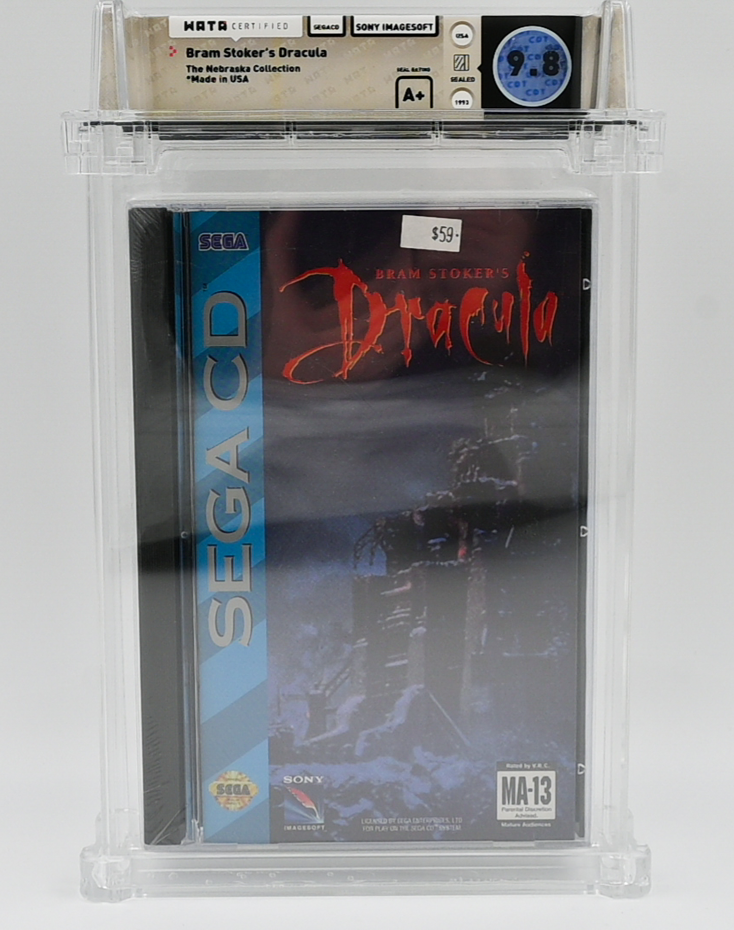 Bram Stoker's Dracula SEGA CD 9.8 A+ - NEBRASKA COLLECTION