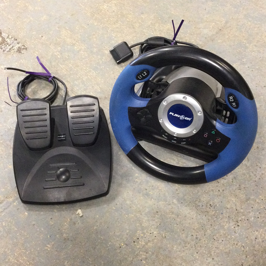 Play On V8 Plus Race Wheel - PS2