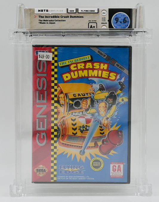 The Incredible Crash Dummies SEGA GENESIS 9.6 A+ - NEBRASKA COLLECTION