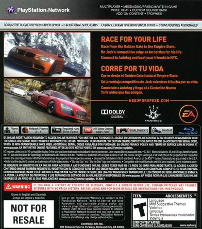 Need for Speed: The Run - PS3
